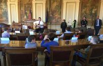 School children civics learning